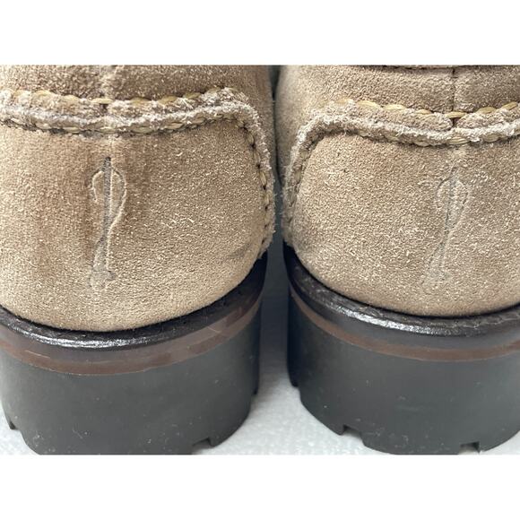 Cole Haan Country Stylish Suede Slip on Loafers, Tan, New cond., Ladies Size 7 - Picture 8 of 11